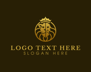 Boutique - Lion Crown King logo design