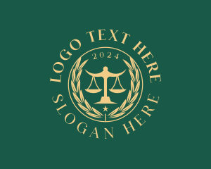 Courthouse - Judicial Law Prosecutor logo design