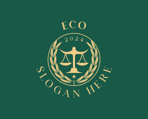 Judicial Law Prosecutor Logo