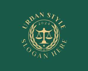 Judiciary - Judicial Law Prosecutor logo design