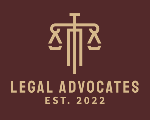 Equilibrium Justice Law  logo design