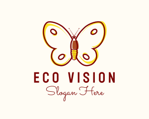 Eco Friendly Butterfly logo design