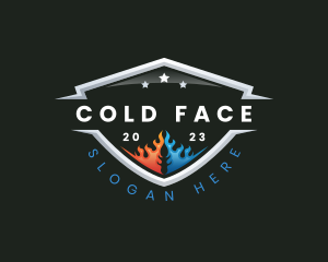 Cold Hot Refrigiration logo design