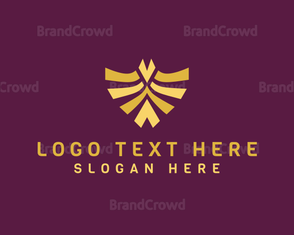 Elegant Bird Shield Logo