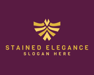 Elegant Bird Shield logo design