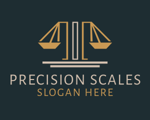 Contractor Scale Column logo design