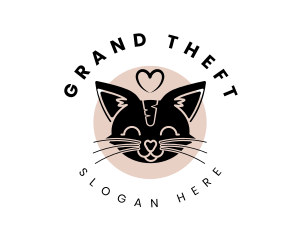 Veterinarian - Pet Cat Veterinary logo design