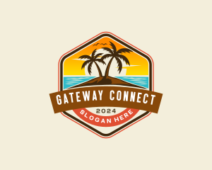 Gateway - Island Beach Resort logo design