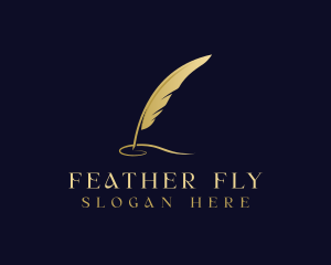 Feather Quill Calligraphy logo design