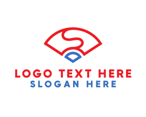 Signal - Red S Fan logo design