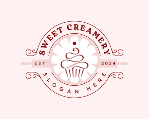 Sweet Cupcake Bakery logo design