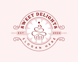 Sweet Cupcake Bakery logo design