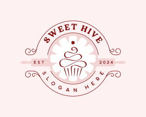 Sweet Cupcake Bakery logo design