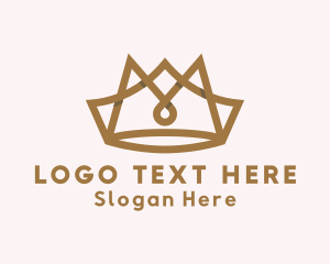 Elegant - King Bronze Crown logo design