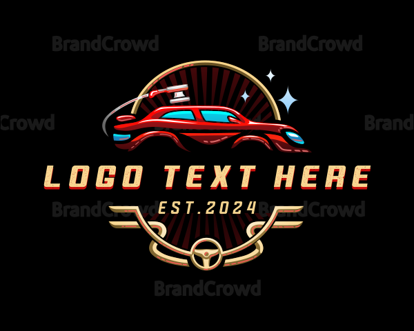 Luxury Car Cleaning Logo