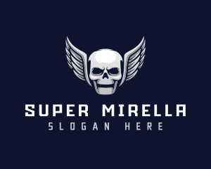 Brand - Wing Skull Band logo design