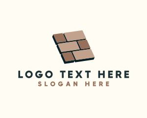 Brick - Tile Floor Tiling logo design