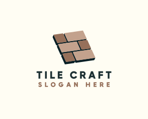 Tile Floor Tiling logo design