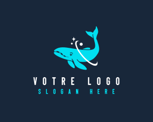 Marine Animal Whale Logo