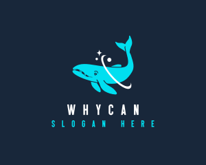 Cosmic - Marine Animal Whale logo design