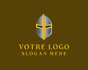 Antique - Medieval Knight Templar logo design