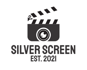 Film Production - Media Clapperboard Camera logo design