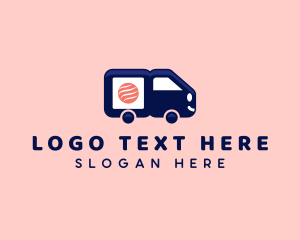 Goods - Sushi Delivery Van logo design