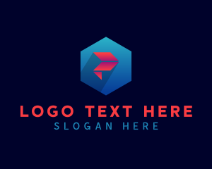 Application - Tech Company Letter P logo design