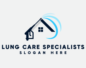 Pressure Washer House Care logo design