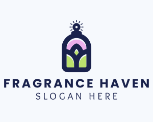 Luxe Perfume Bottle logo design