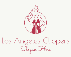 Pink Pageant Queen  Logo