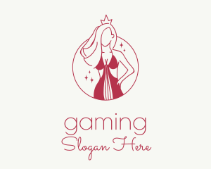 Spa - Pink Pageant Queen logo design