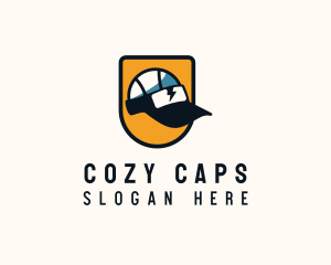 Sports Visor Cap logo design