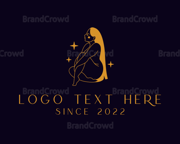 Luxury Naked Woman Logo