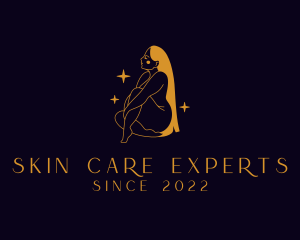 Luxury Naked Woman logo design