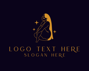 Luxury Naked Woman Logo