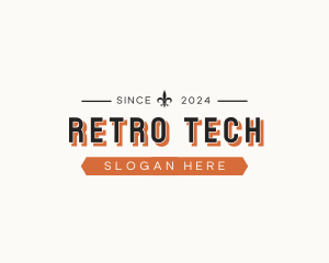 Vintage Hipster Boutique logo design