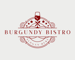 Restaurant Wine Cocktail logo design