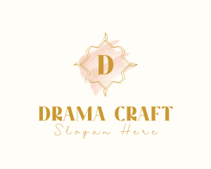 Natural Beauty Makeup Craft logo design