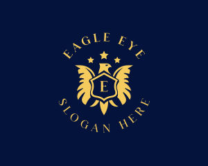 Military Eagle Shield logo design