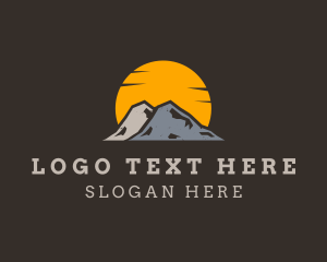 Traveler - Sun Mountain Hills logo design
