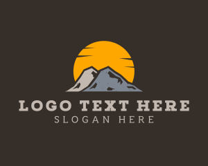 Tourism - Sun Mountain Hills logo design