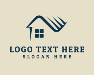 Real Estate - House Roof Property logo design