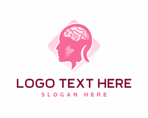 Psychiatrist - Mental Psychology Wellness logo design