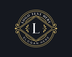 Restaurant - Elegant Luxury Ornament logo design