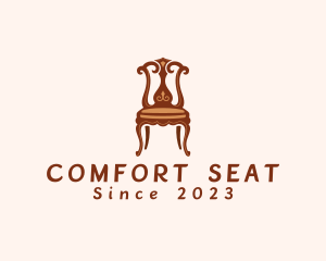 Ornate Wooden Chair logo design