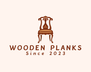 Ornate Wooden Chair logo design