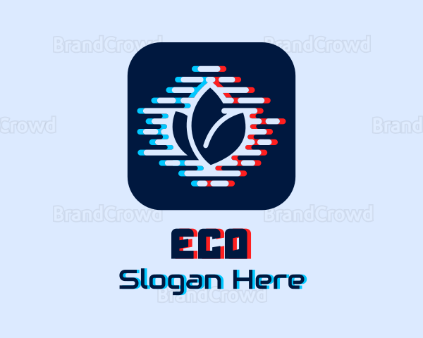 Flower Digital Glitch App Logo