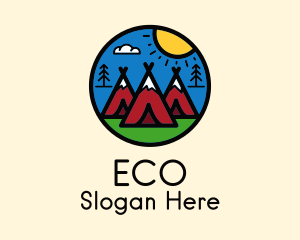 Holiday - Camping Tent Outdoor logo design