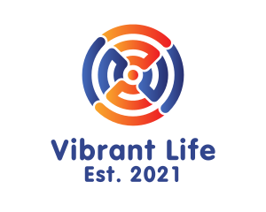 Live - Wi-Fi Tech Circle logo design
